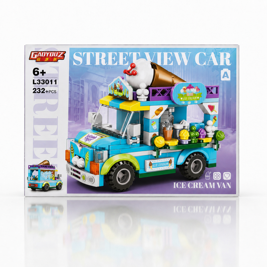 Street View Van Building Set – 232–247 Pieces
