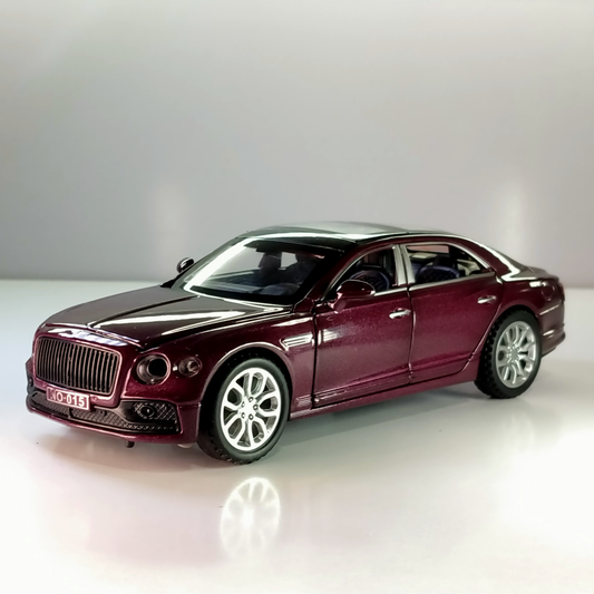Red Bentley Flying Spur 1:28 Diecast Car