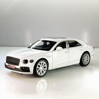 White Bentley Flying Spur 1:28 Diecast Car