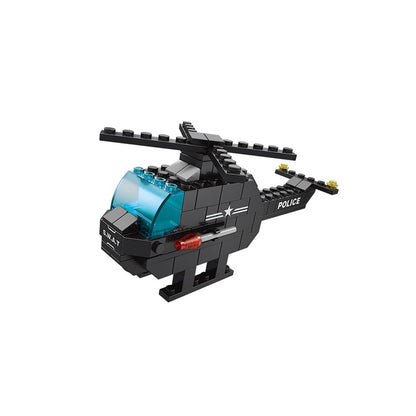SKY LINE OCEAN 6-in-1 SWAT Truck Building Block Set (1000+ Pcs) STEAM Kit for Kids  Build Armored Trucks & Tactical Vehicles.