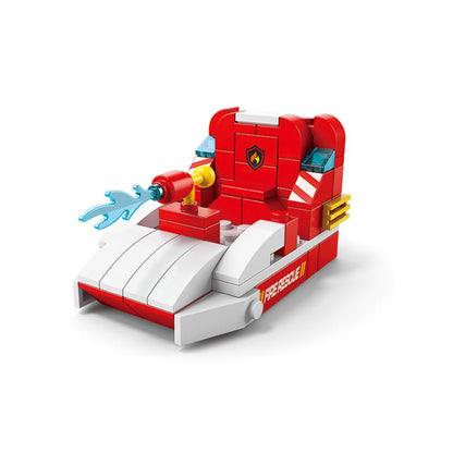 SKY LINE OCEAN 6-in-1 Fire Truck Building Block Set (1000+ Pcs) Toys  STEAM Kit for Kids  Build Fire Engines, Rescue Vehicles & More