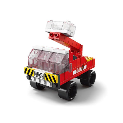 SKY LINE OCEAN 6-in-1 Fire Truck Building Block Set (1000+ Pcs) Toys  STEAM Kit for Kids  Build Fire Engines, Rescue Vehicles & More