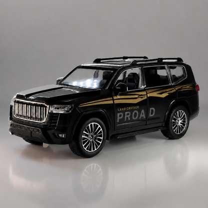 Black Toyota Land Cruiser Prado 1:28 Diecast Car